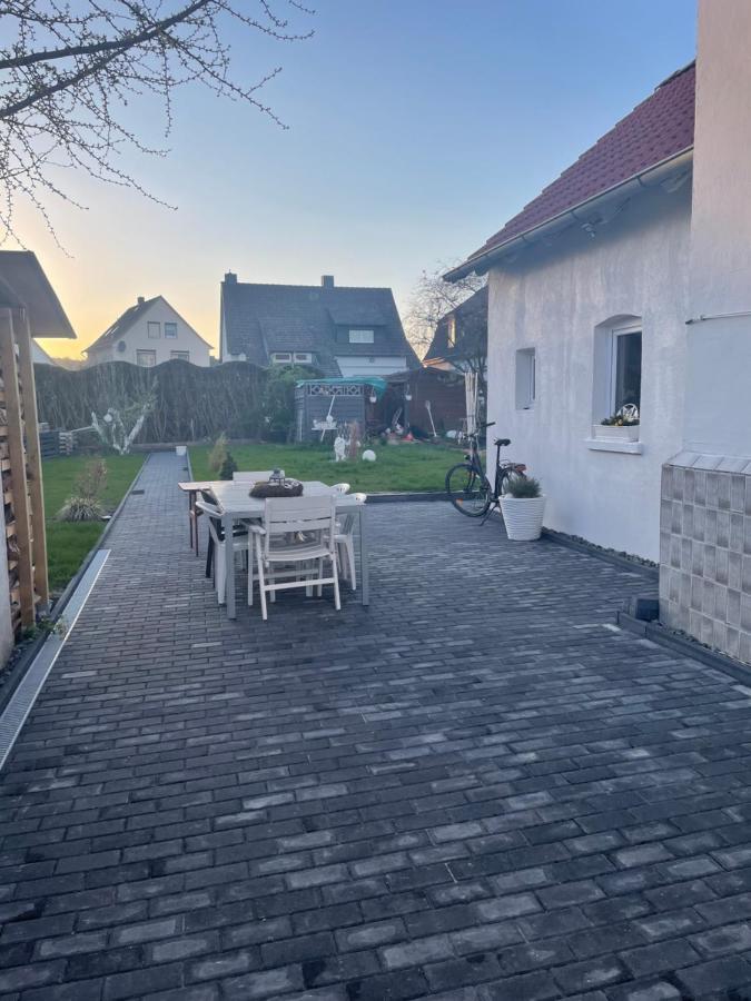 Kleine gemütliche Einliegerwohnung mit Garten und Pool Nordstemmen Exterior foto